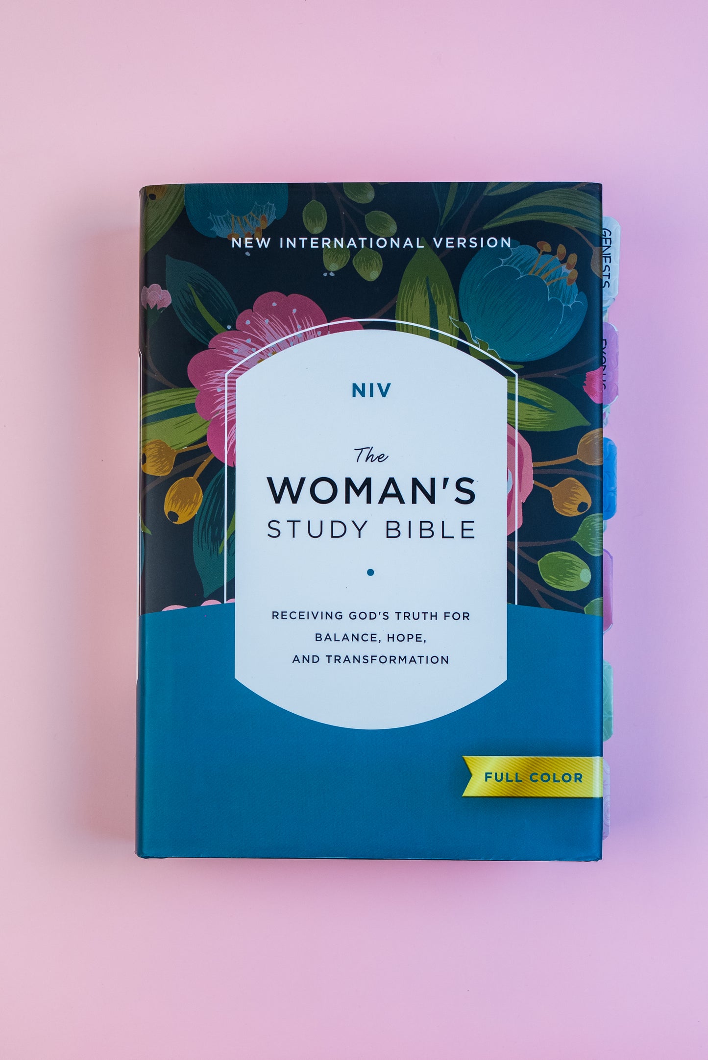NIV Woman's Study Bible with tabs