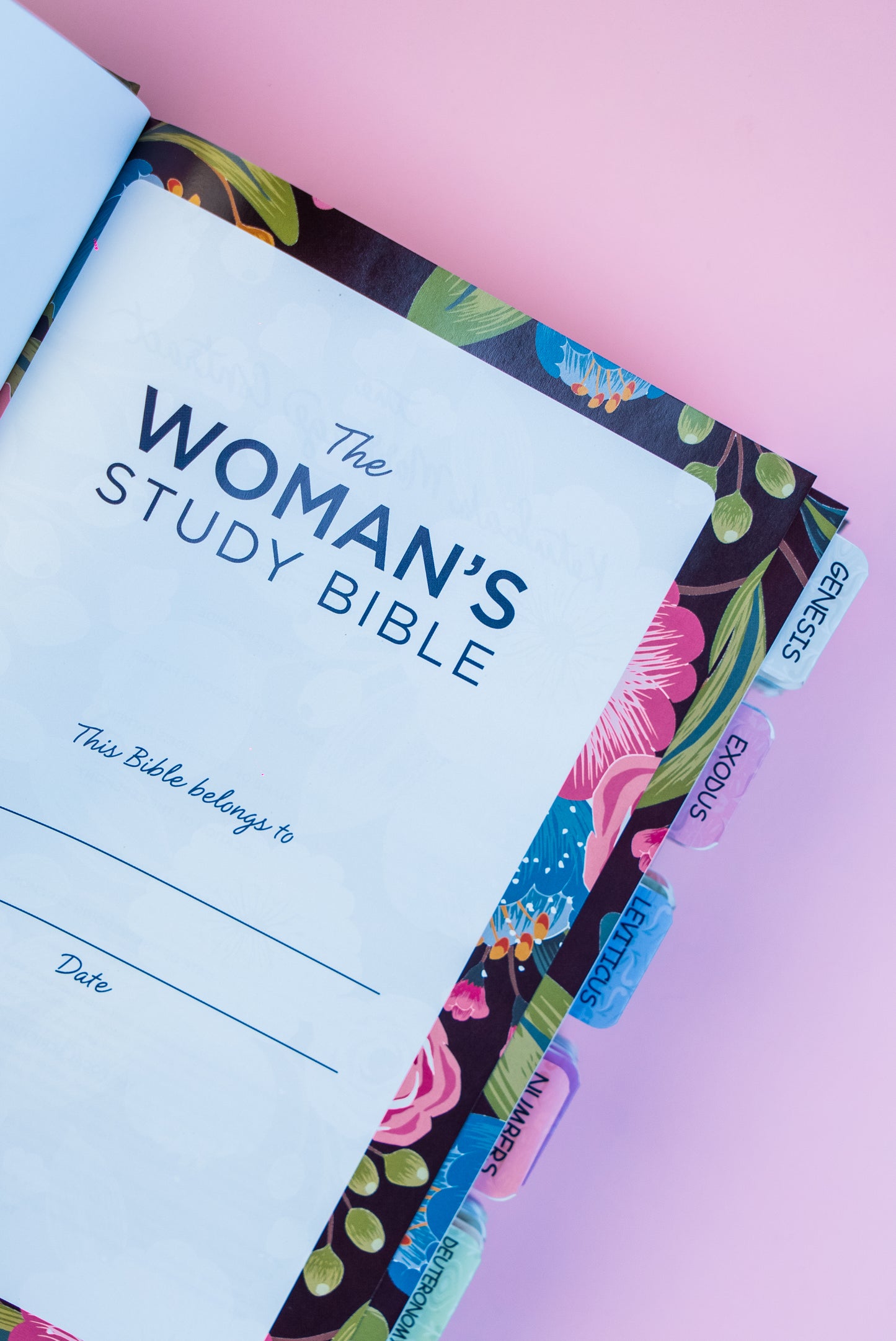 NIV Woman's Study Bible with tabs