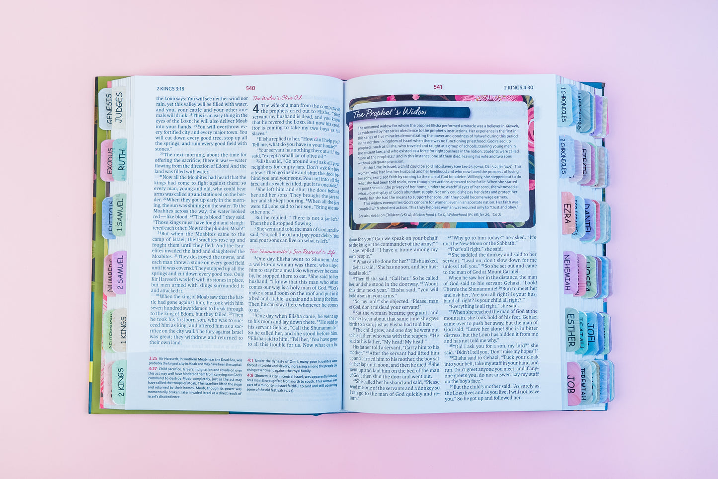 NIV Woman's Study Bible with tabs